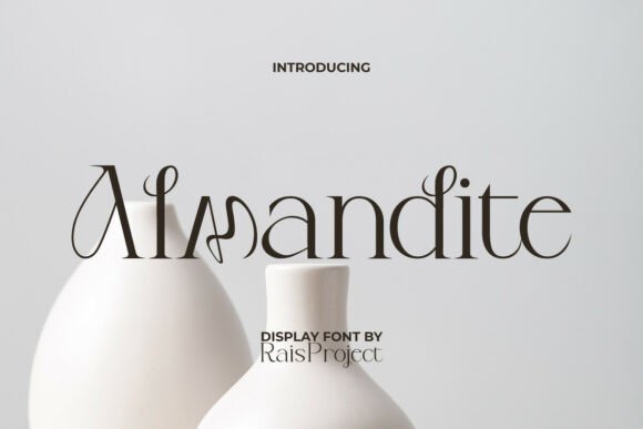 Almandite Typeface for Elegant Brand Identity