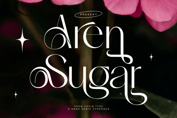 Aren Sugar: A Display Font for Luxury Branding