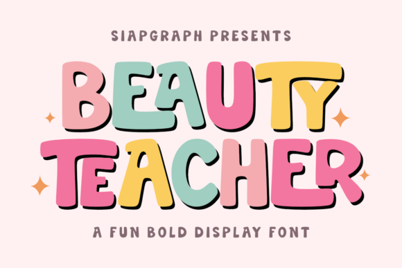 Beauty Teacher Font for Bold Digital Branding
