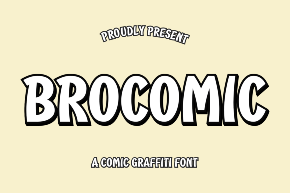 Brocomic: The Ultimate Display Font for Bold Designs