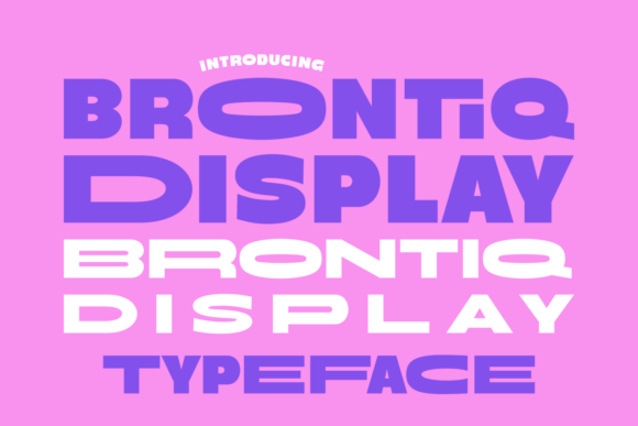 Brontiq: A Modern Font That Elevates Your Brand's Visual Identity