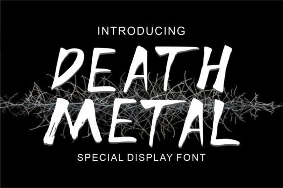 Death Metal: The Bold Typeface for Edgy Brand Identity