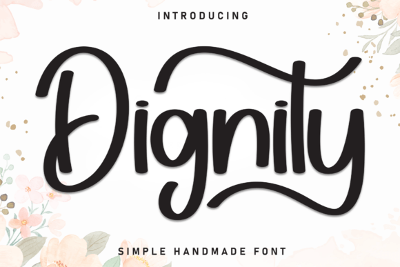 Dignity Font Review and Free Download