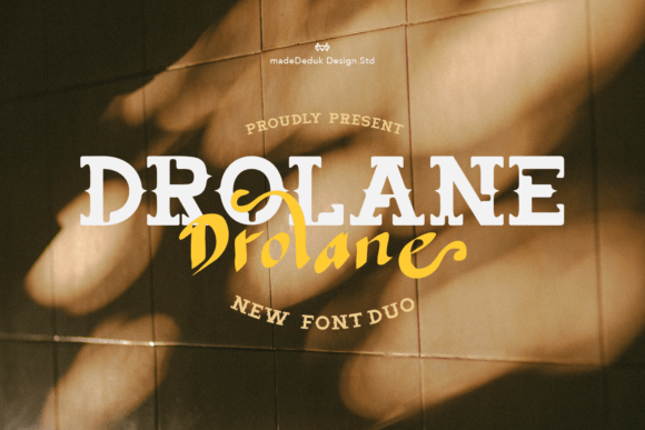 Drolane Font Duo: The Ultimate Display Typeface for Campaign Design