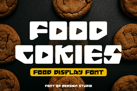 Food Cokies Font for Bold Visual Impact