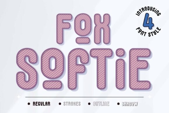 Fox Softie – A Playful Display Font for Bold Branding