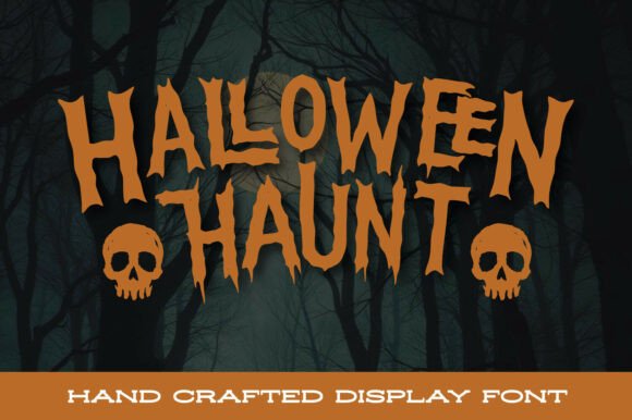 Halloweenhaunt: The Spooky Display Font for Digital Creators
