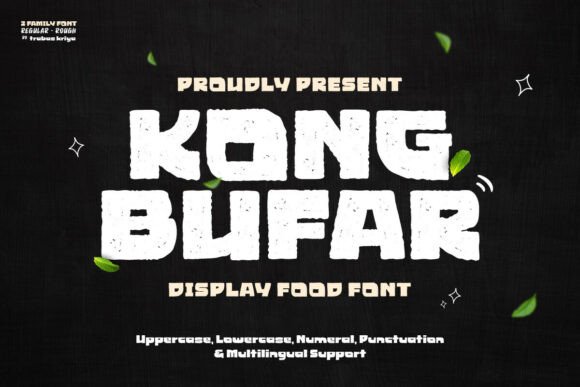 Kong Bufar Regular for Bold and Flavorful Branding