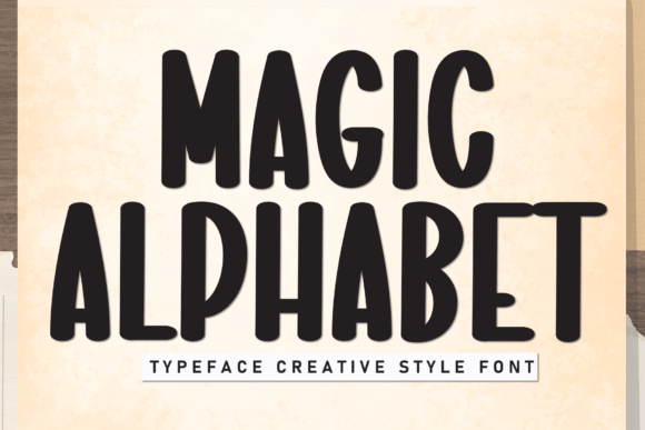 Magic Alphabet: A Quirky Display Font for Creative Projects