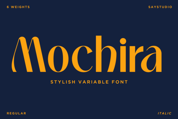 Mochira Regular: The Modern Display Typeface for High-Impact Marketing