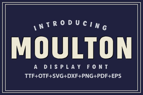 Moulton Display Font for Bold Web Design