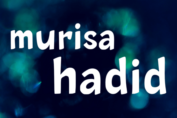 Murisahadid Regular: A Playful Display Font for Editorial Design