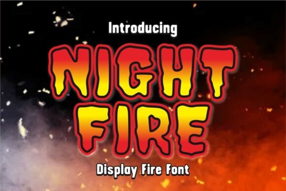 Night Fire: The Bold Display Font for Modern Business Branding