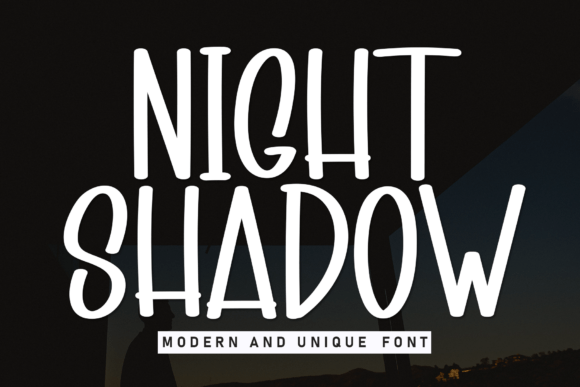 Night Shadow: A Versatile Display Font for Professional Branding