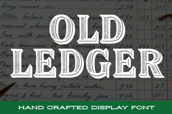 Old Ledger: The Vintage Display Font for Modern Web Design