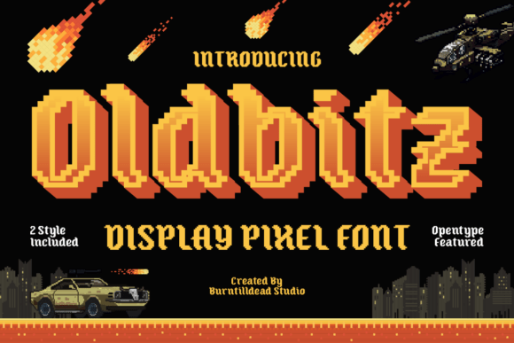 Oldbitz: A Pixel-Powered Display Font for Retro-Infused Design