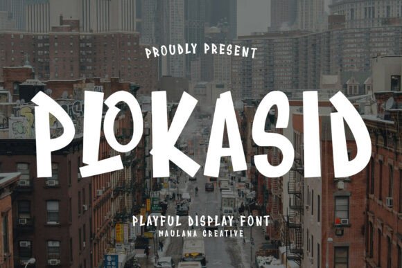 Plokasid: A Playful Typeface for Creative Projects