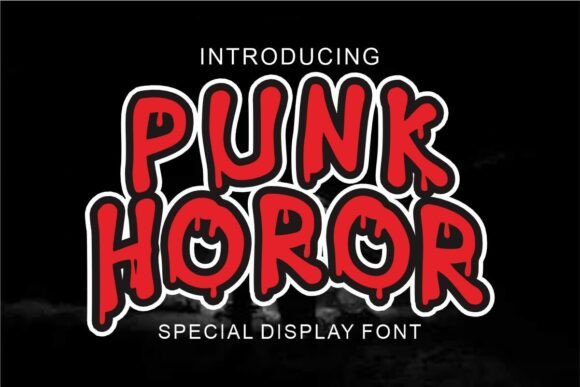 Punk Horror: A Bold Metallic Typeface for Editorial Impact