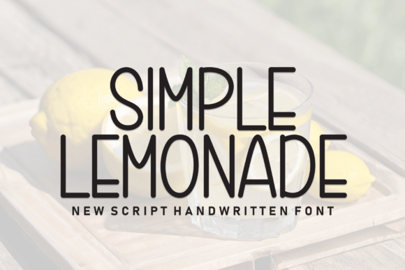 Simple Lemonade Font: A Versatile Display Font for Designers