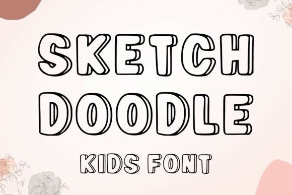 Sketchdoodle Regular: A Playful Display Font for Digital Creativity