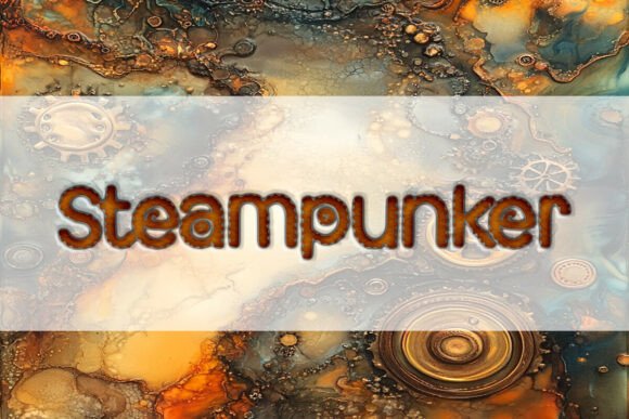 Steampunker: The Vintage Display Font for Creative Makers