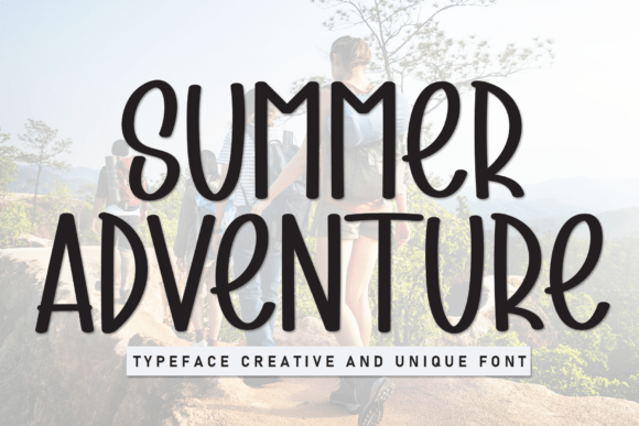 Summer Adventure: The Casual Display Font for Modern Editorial Design