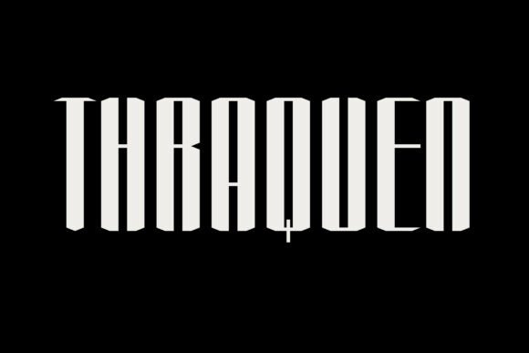 Thraquen: The Sleek Condensed Display Font for Bold Branding