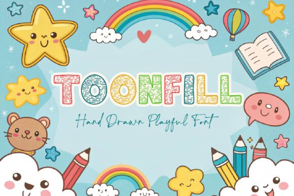 Toonfill: A Bold Display Font for Creative Editorial Design